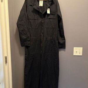 Excel Men's Flame Resistant Coverall Navy Blue Size 48 Workwear
